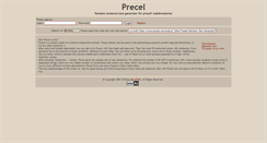 Desktop Screenshot of precel.revolweb.pl